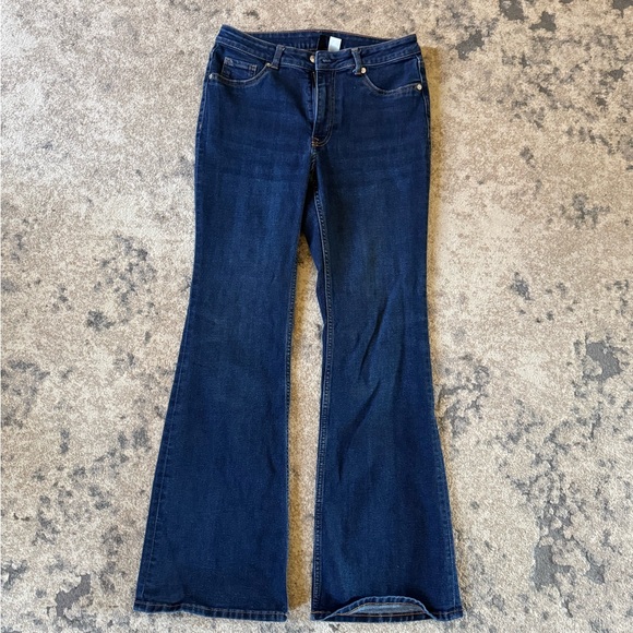 Divided Denim - Divided Dark Blue Flare Jeans